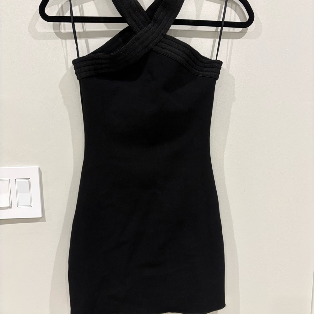 Zara Black Strapless Dress